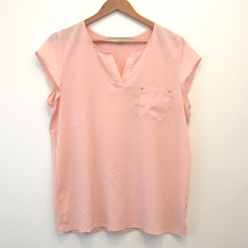 Marc New York Pink blouse sz L